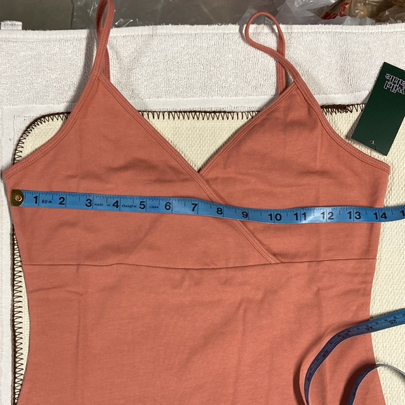 NWT WILD FABLE Strappy V-neck Rose Color Sleeveless Bodycon Dress Size Medium - Picture 9 of 12